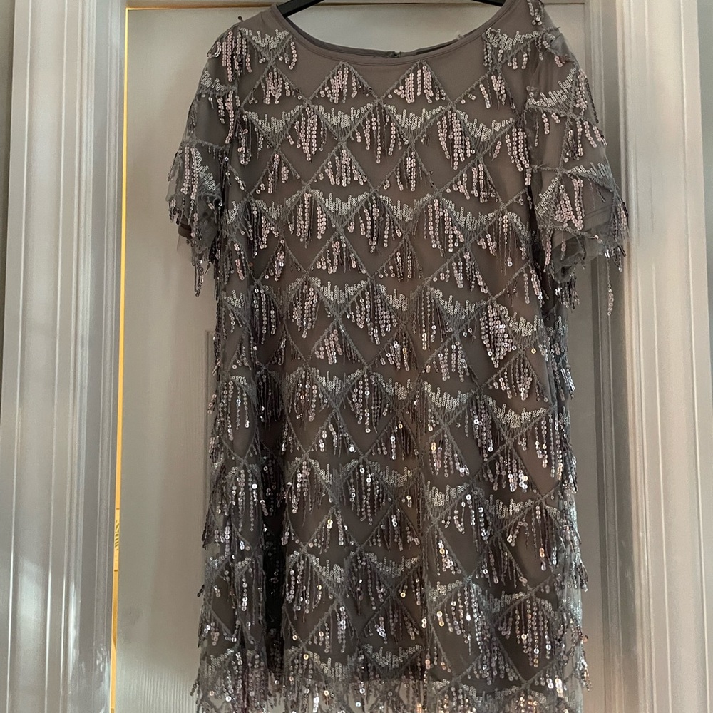 Fun sparkly silver/gray dress